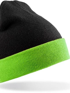 RC Pletená čepice  28. black/lime model 22424940 - Result Headwear