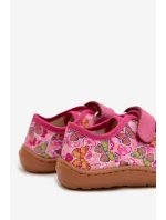 Dětské domácí boty Barefoot  Canvas Růžové model 22007296 - Froddo
