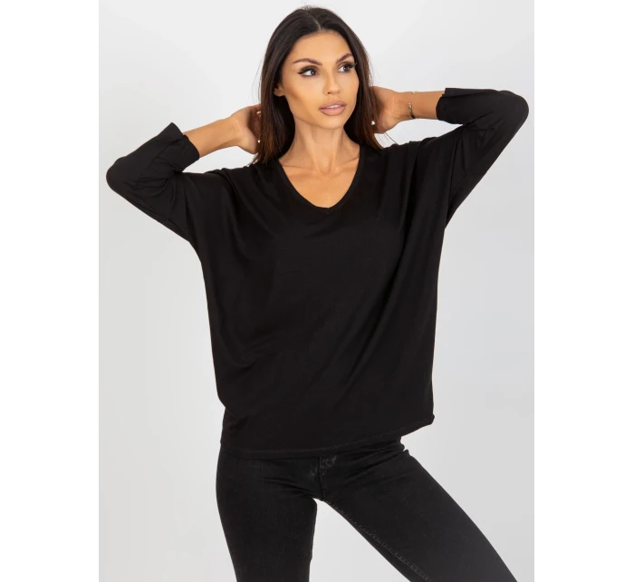 Bluzka RV BZ model 18496706 czarny - FPrice Bluzka RV BZ model 18496706 czarny - FPrice
