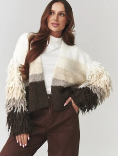 Sveter na gombíky model 220771 Makadamia