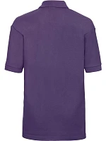 Russell Athletic 539B Detské polo tričko z piké 10.539B fialové Russell Athletic 539B Detské polo tričko z piké 10.539B fialové