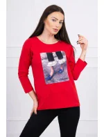 3D model 18744020 halenka se zirkony červená - K-Fashion 3D model 18744020 halenka se zirkony červená - K-Fashion