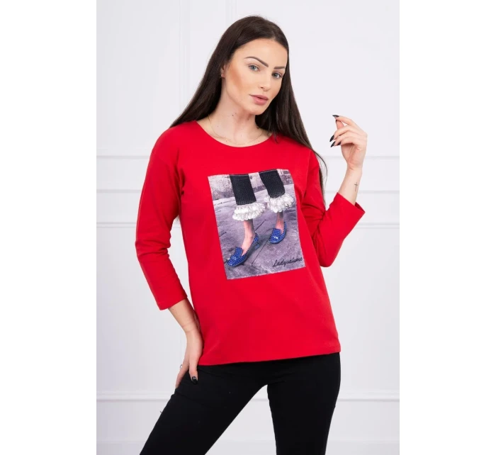 3D model 18744020 halenka se zirkony červená - K-Fashion 3D model 18744020 halenka se zirkony červená - K-Fashion