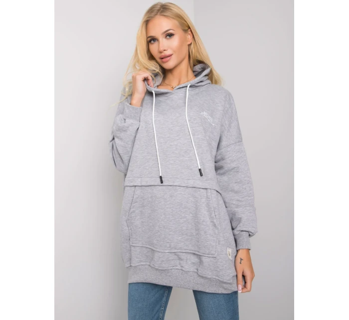 Mikina RV BL 7095.30P sivá