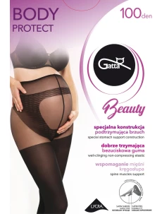 Tehotenské pančuchové nohavice BODY PROTECT - 100 DEN - GATTA
