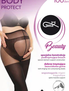Těhotenské punčochové kalhoty BODY model 5417277 100 DEN - Gatta