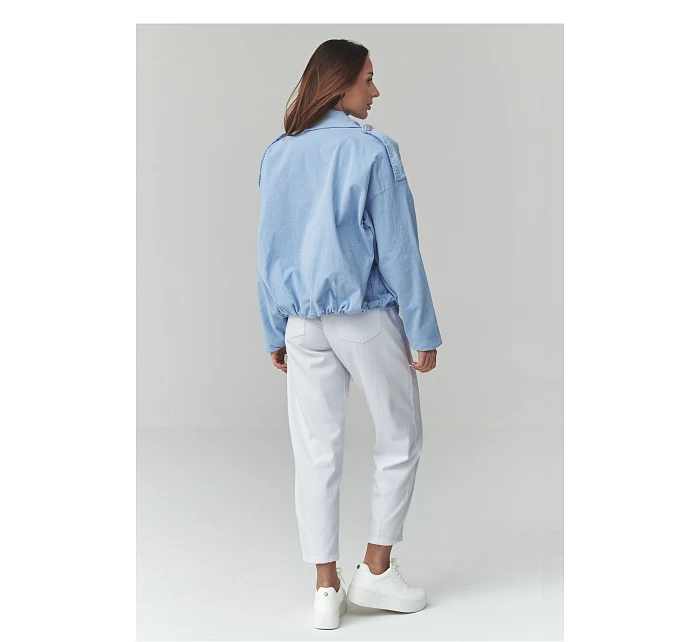 teplá šnúrová bunda model 225694 Makadamia