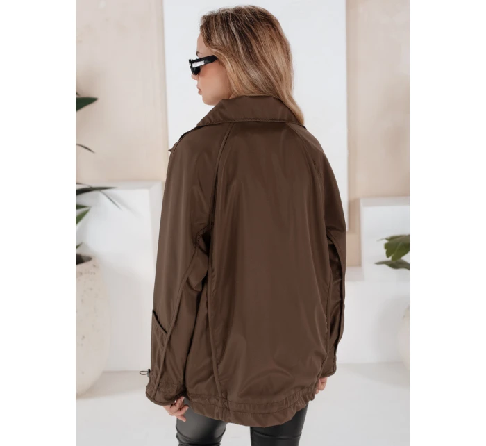 Dámská přechodná bunda hnědá Dstreet model 21968716 - FashionStreet