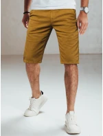 Pánske džínsové šortky ťavej farby Dstreet SX2571