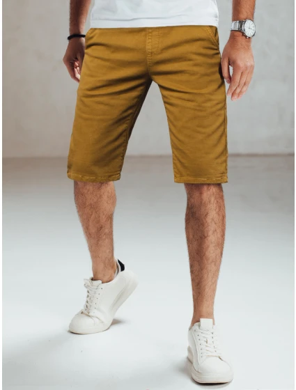 Pánske džínsové šortky ťavej farby Dstreet SX2571