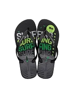 Pánske žabky Ipanema Graphics black-green 83532-AP253