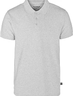 Pure Waste PQM Pánske polo tričko z hrubej bavlny 74.0PQM, šedá melírovaná