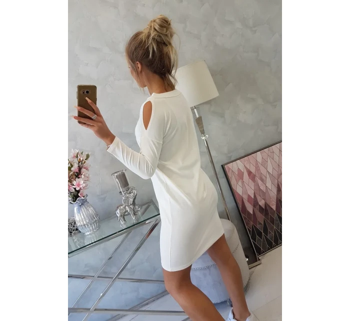 Šaty s potlačou Dream ecru Šaty s potlačou Dream ecru