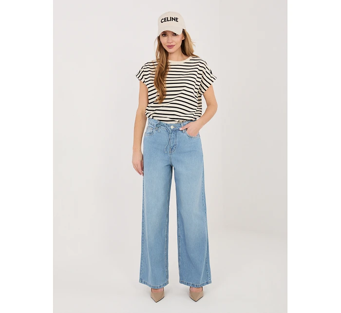 Nohavice D80033BB62629L219 modré