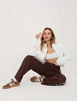 Tepláky RV DR A1239.98 tmavohnedé