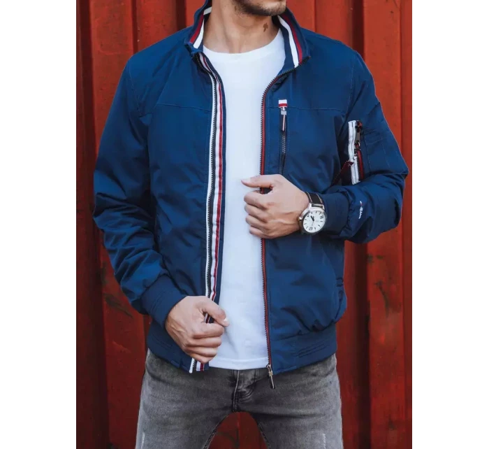 Pánská přechodná bunda tmavě modrá Dstreet model 21966186 - FashionStreet