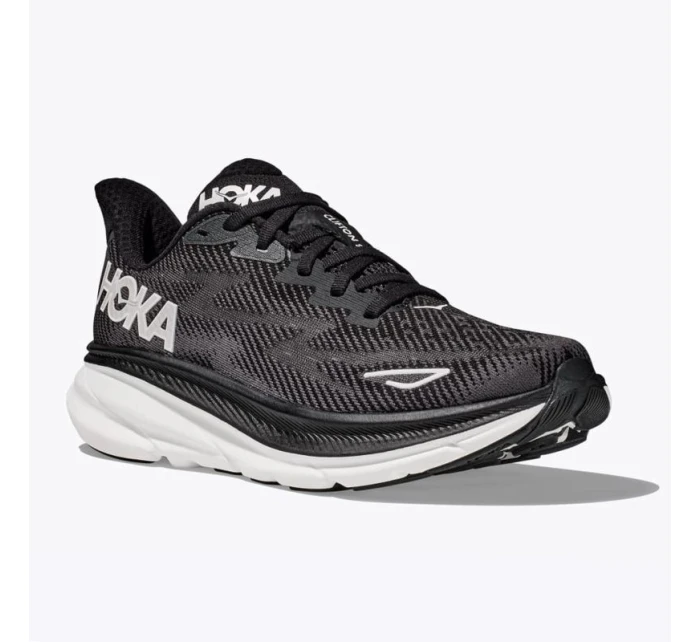 Dámska bežecká obuv HOKA Clifton 9 Black/White (1127896-BWHT)