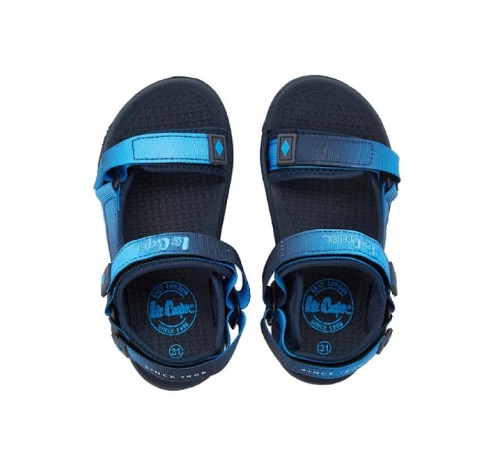 dětské boty chlapecké sandály na suchý zip na letní model 22071699 modré - Lee Cooper