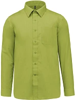 K Popelínová košile s dlouhým rukávem 20.K lime model 22510021 - Kariban