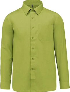 K Popelínová košile s dlouhým rukávem 20.K lime model 22510021 - Kariban