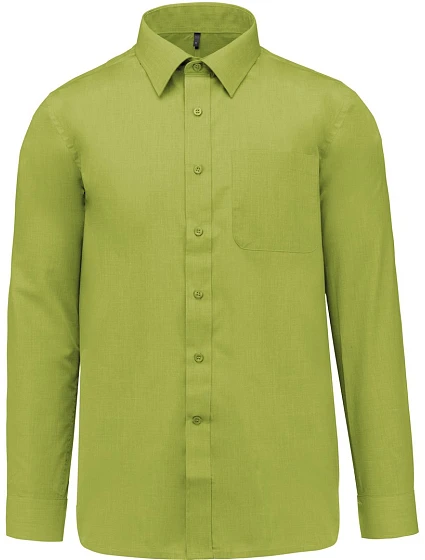 K Popelínová košile s dlouhým rukávem 20.K lime model 22510021 - Kariban