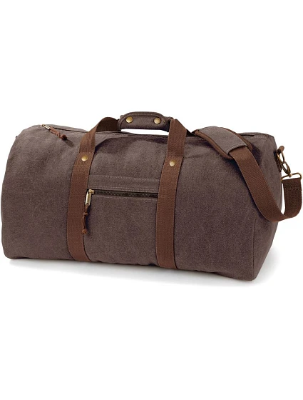 Quadra QD 613 Vintage plátená cestovná taška 51.D613 vintage brown Quadra QD 613 Vintage plátená cestovná taška 51.D613 vintage brown