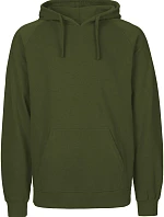 Neutral O 63101 Pánska mikina s kapucňou z bio bavlny 77.6311 military
