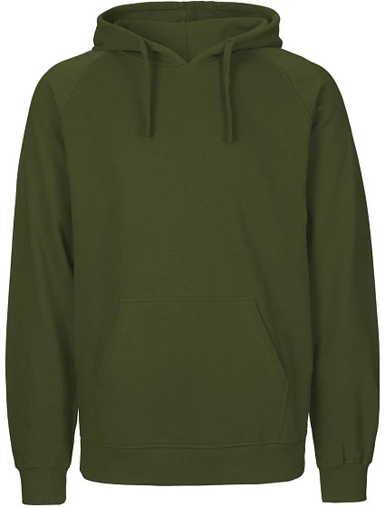O Pánská mikina s kapucí z bio bavlny military model 22505037 - Neutral O Pánská mikina s kapucí z bio bavlny military model 22505037 - Neutral