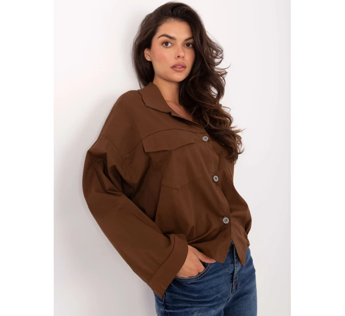 Koszula IT KS model 21302537 brązowy - FPrice