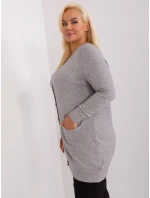 Sweter PM SW model 18909245 szary - FPrice Sweter PM SW model 18909245 szary - FPrice