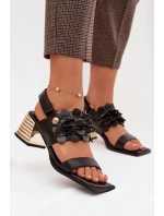 Sandále na podpätku model 225348 Krok vo veľkom štýle