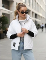 Dámská prošívaná přechodová bunda bílá Dstreet model 21995898 - FashionStreet