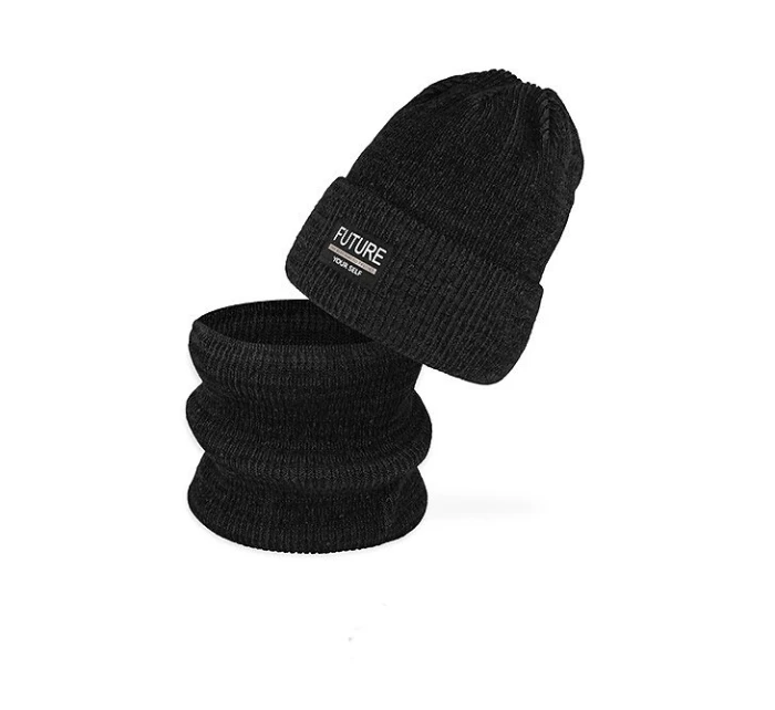 model 21413494 Chlapecká sada čepice a bundy - AJS