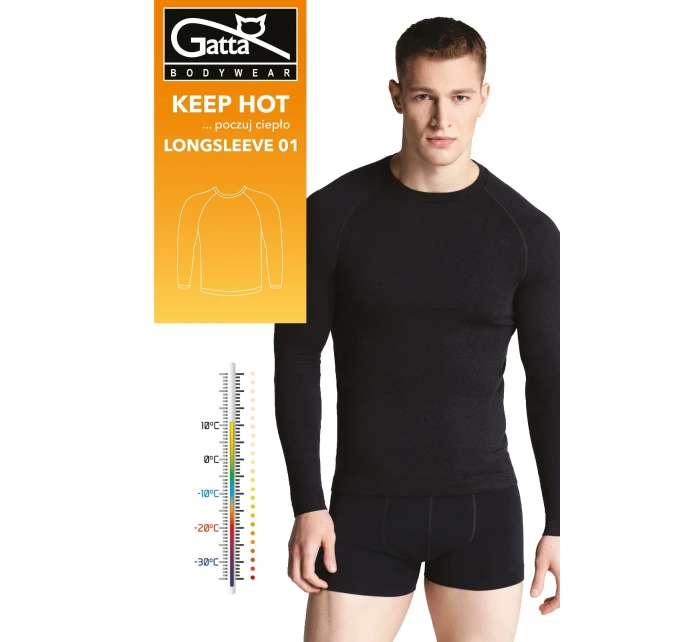 Pánský nátělník model 17862824 Keep Hot Longsleeve Men M2XL - Gatta