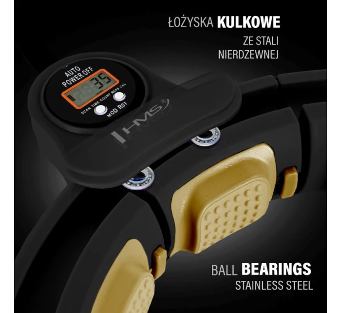 Čierna/zlatá HHM13 Magnetický set Hula Hop s počítadlom HMS + BR163 Čierny pás na chudnutie Čierna/zlatá HHM13 Magnetický set Hula Hop s počítadlom HMS + BR163 Čierny pás na chudnutie