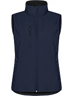 Classic Softshell Vest W Dámská 3vrstvá softshellová vesta model 22471304 dark navy - Clique