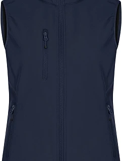 Classic Softshell Vest W Dámská 3vrstvá softshellová vesta model 22471304 dark navy - Clique