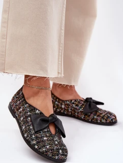 Kožené Baletky S Mašlí model 21695709 Černé - Laura Messi