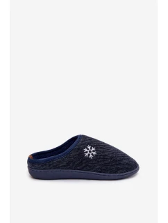 Pánské domácí pantofle tmavě modré model 21821690 - Boto