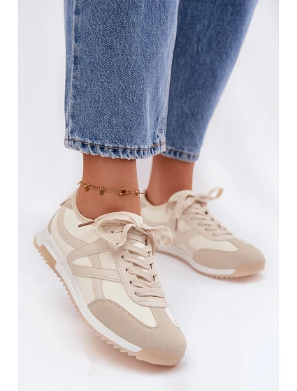Dámské tenisky model 22099994 béžové - VINCEZA