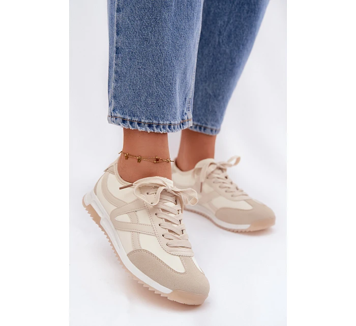 Dámské tenisky model 22099994 béžové - VINCEZA