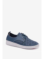Dámske kožené poltopánky Azura Dark Blue Softie Dámske kožené poltopánky Azura Dark Blue Softie