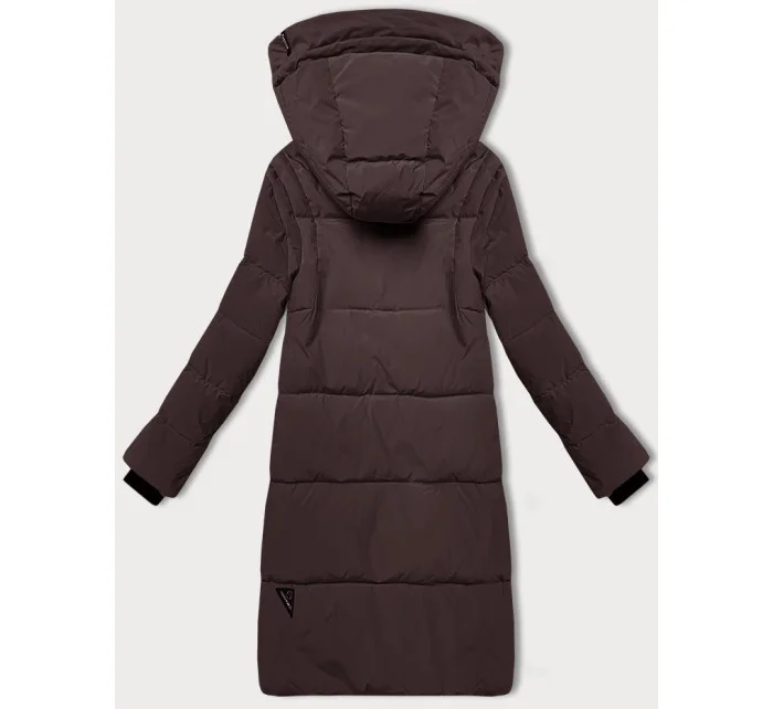 Hnědá dámská zimní prošívaná bunda model 21248066 - LHD