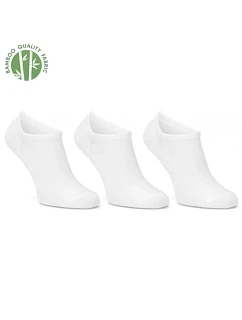 Dámské krátké bambusové ponožky bílé model 22097385 - FILIPPO