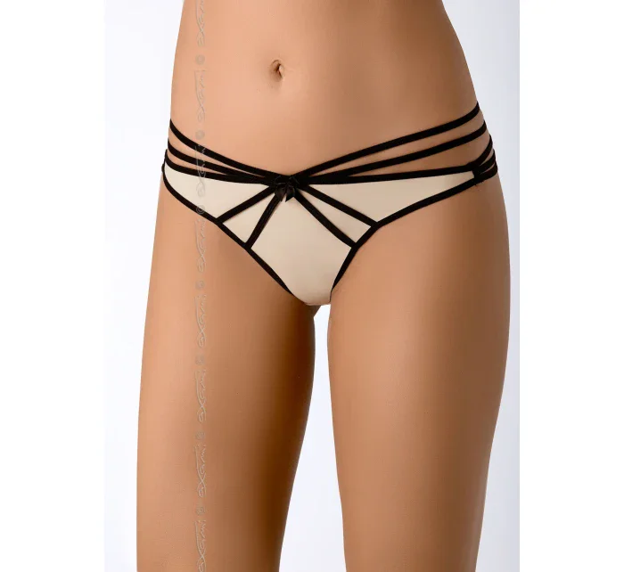 Tangá Mistral V-7008 béžovo-čierna - Axami Tangá Mistral V-7008 béžovo-čierna - Axami