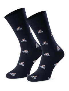 Ponožky k obleku - so vzorom 056