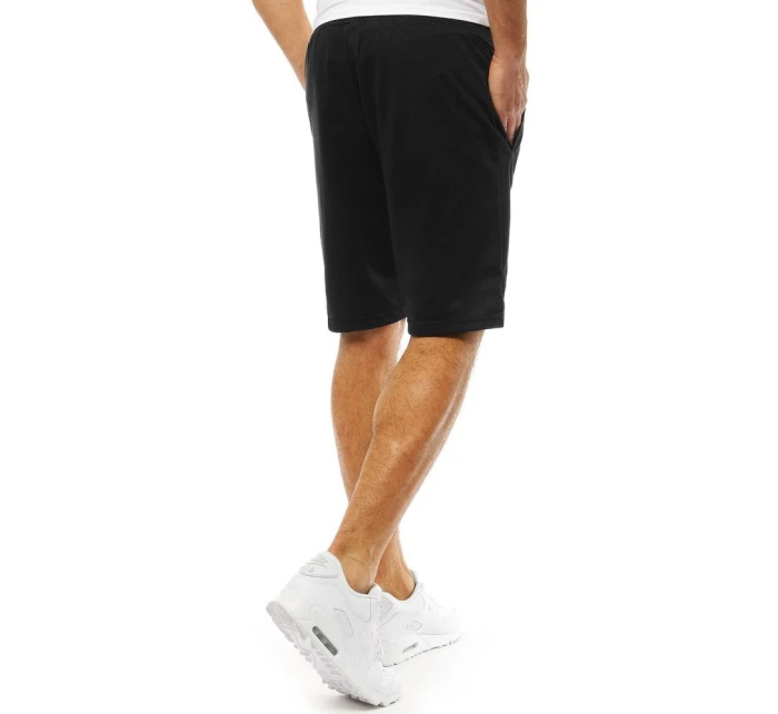 Pánske krátke teplákové šortky čierne SX0824 Pánske krátke teplákové šortky čierne SX0824