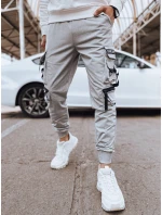 Pánske bojové nohavice šedé FashionStreet UX4219