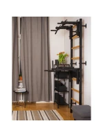 GYMNASTICKÝ REBRÍK S NASTAVITEĽNOU TYČOU A ZÁBRADLÍM BENCHK 732B