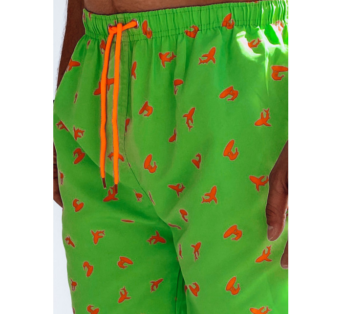 Dstreet SX2300 zelené pánske plavecké šortky